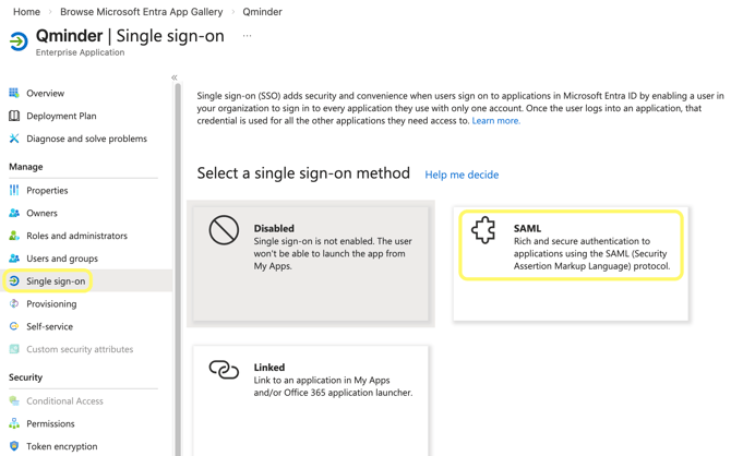4 Entra - Qminder SSO