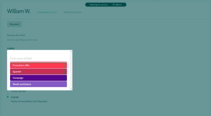 labels+in+visitor+details
